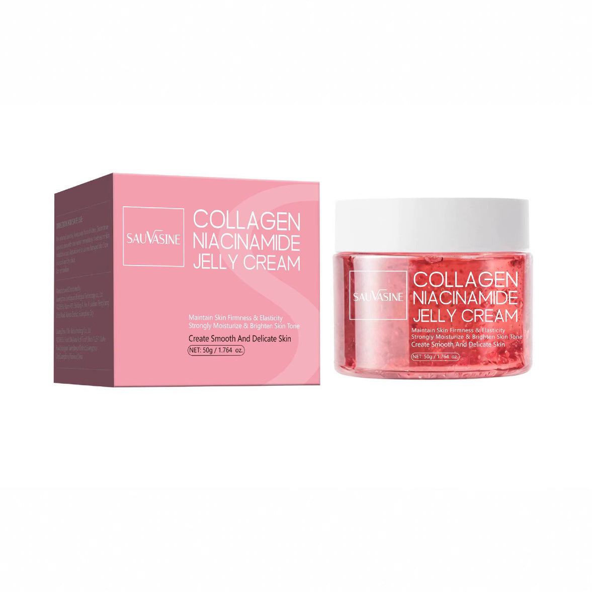 Crème Gelée au Collagène et à la Nicotinamide.