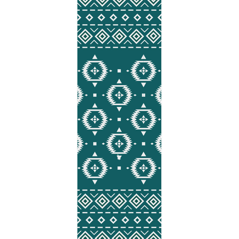 Drapé de tapis de yoga imprimé, serviette absorbante de transpiration pour fitness et yoga