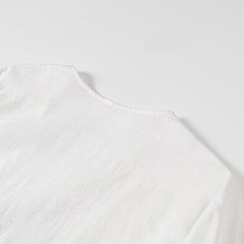 Haut Femme à Lacets – Style Français Décontracté et Polyvalent