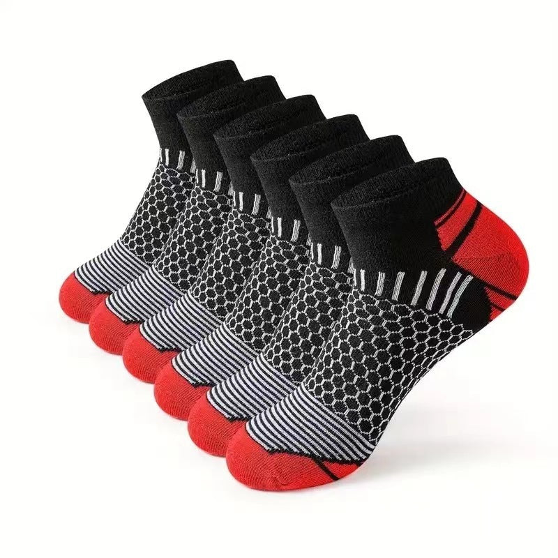 Chaussettes de course et de basketball pour homme, respirantes, absorbant la sueur