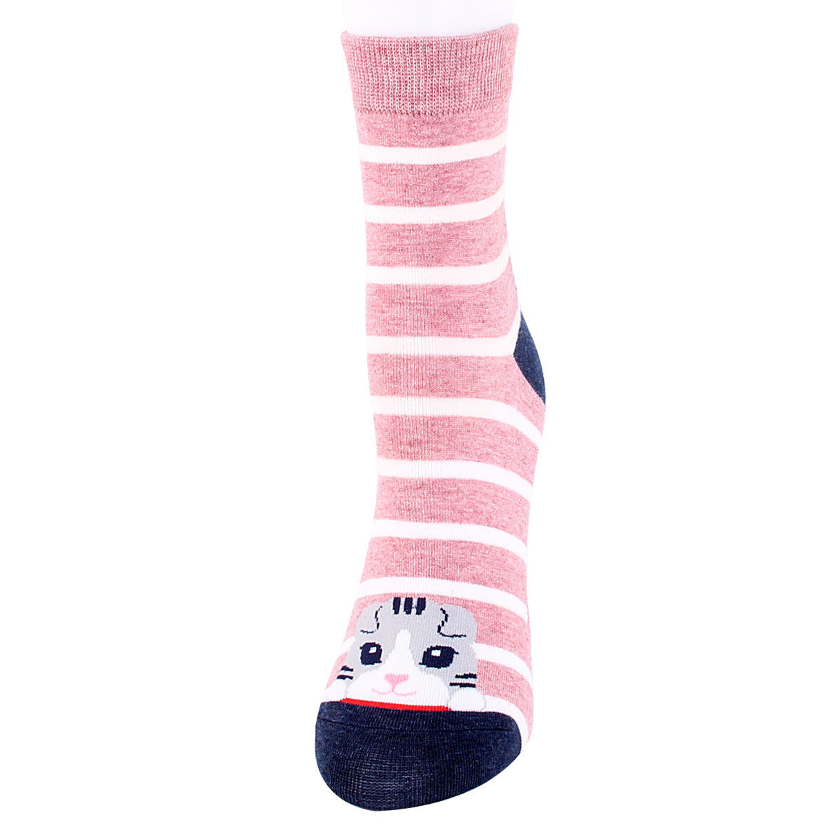 12 PAIRES Chaussettes sauvages absorbant la transpiration avec un mignon motif de chiot