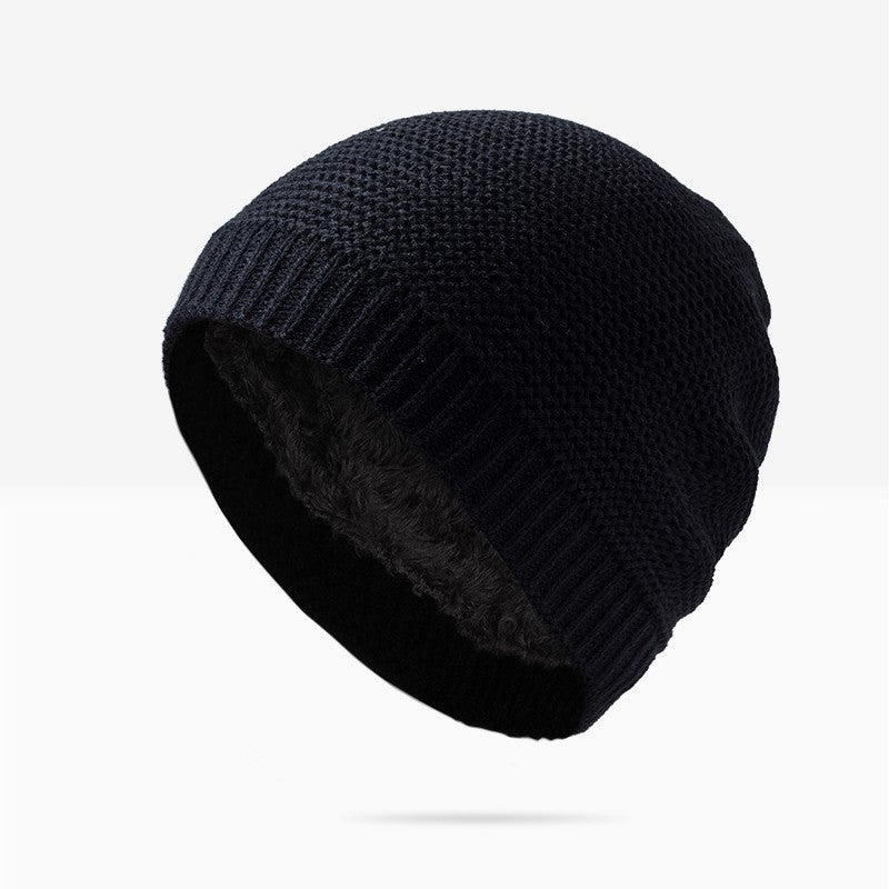 Bonnet d'hiver pour homme en maille