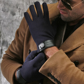 Gants chauds doublés de velours avec fonction tactile