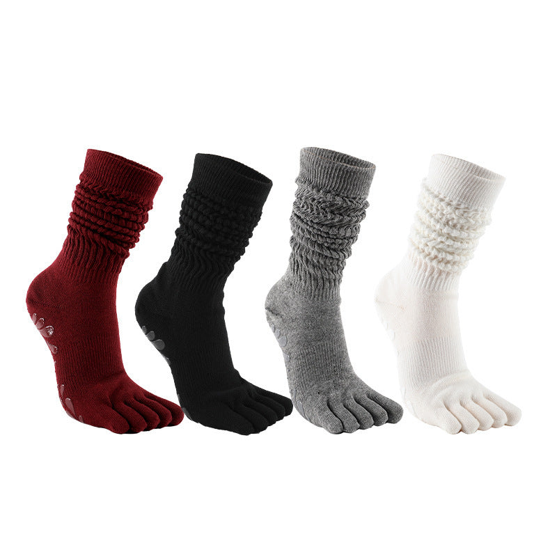 Chaussettes orteils, Chaussettes Antidérapantes pour Femmes, Chaussettes de Pilates