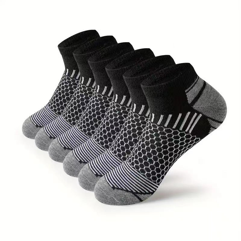 Chaussettes de course et de basketball pour homme, respirantes, absorbant la sueur