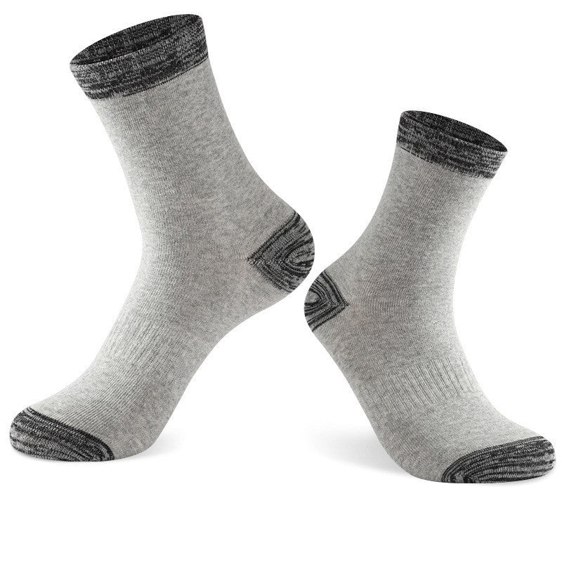 Chaussettes en coton pour hommes automne et hiver