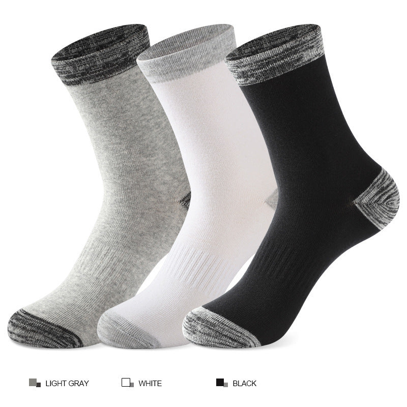 Chaussettes en coton pour hommes automne et hiver