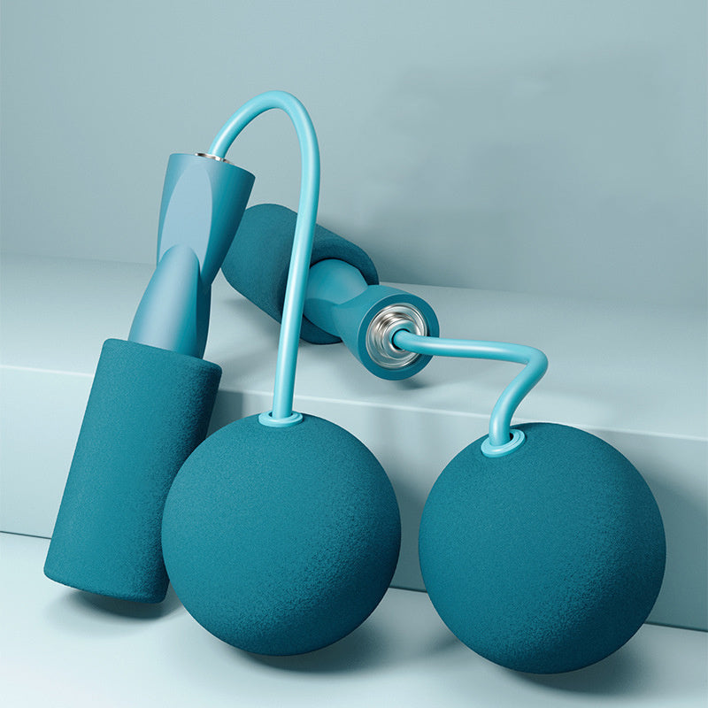 Ropeless jump rope with weights for effective fitness training