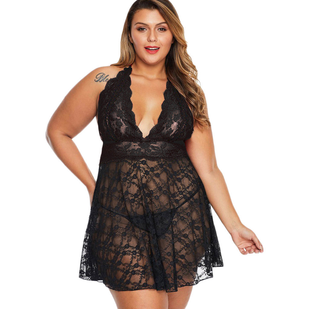 Jupon robe de nuit sexy pour femme