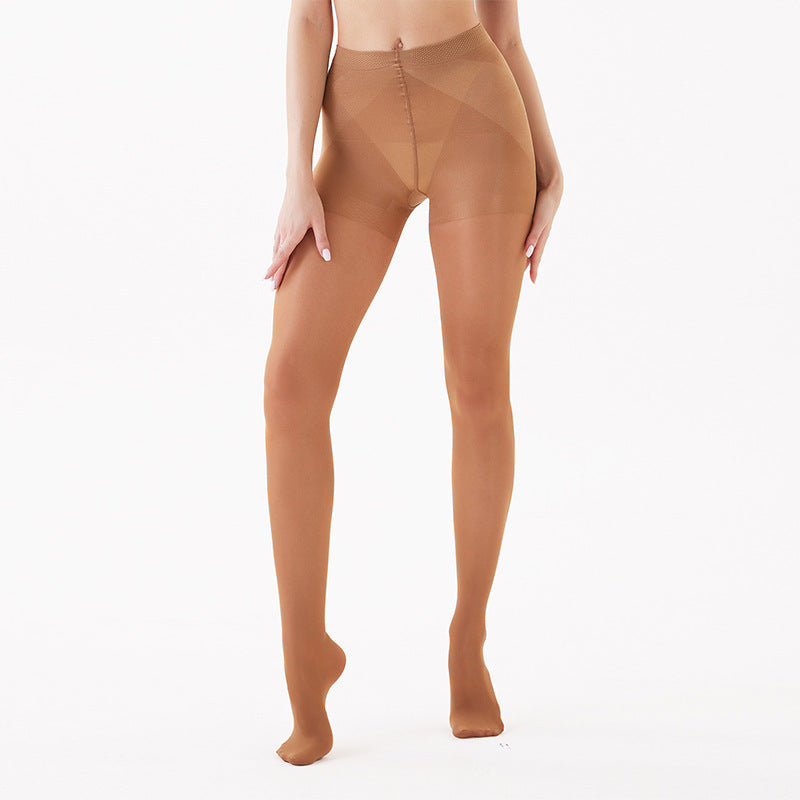 Collants invisibles grande taille pour femme, anti-accrocs