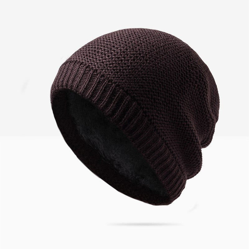 Bonnet d'hiver pour homme en maille