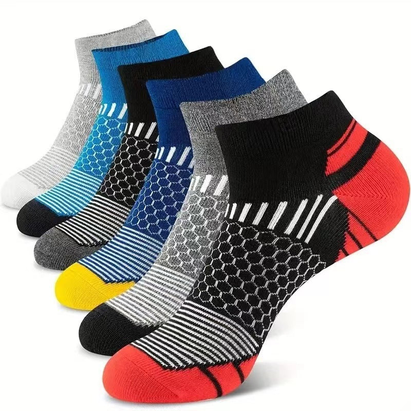 Chaussettes de course et de basketball pour homme, respirantes, absorbant la sueur