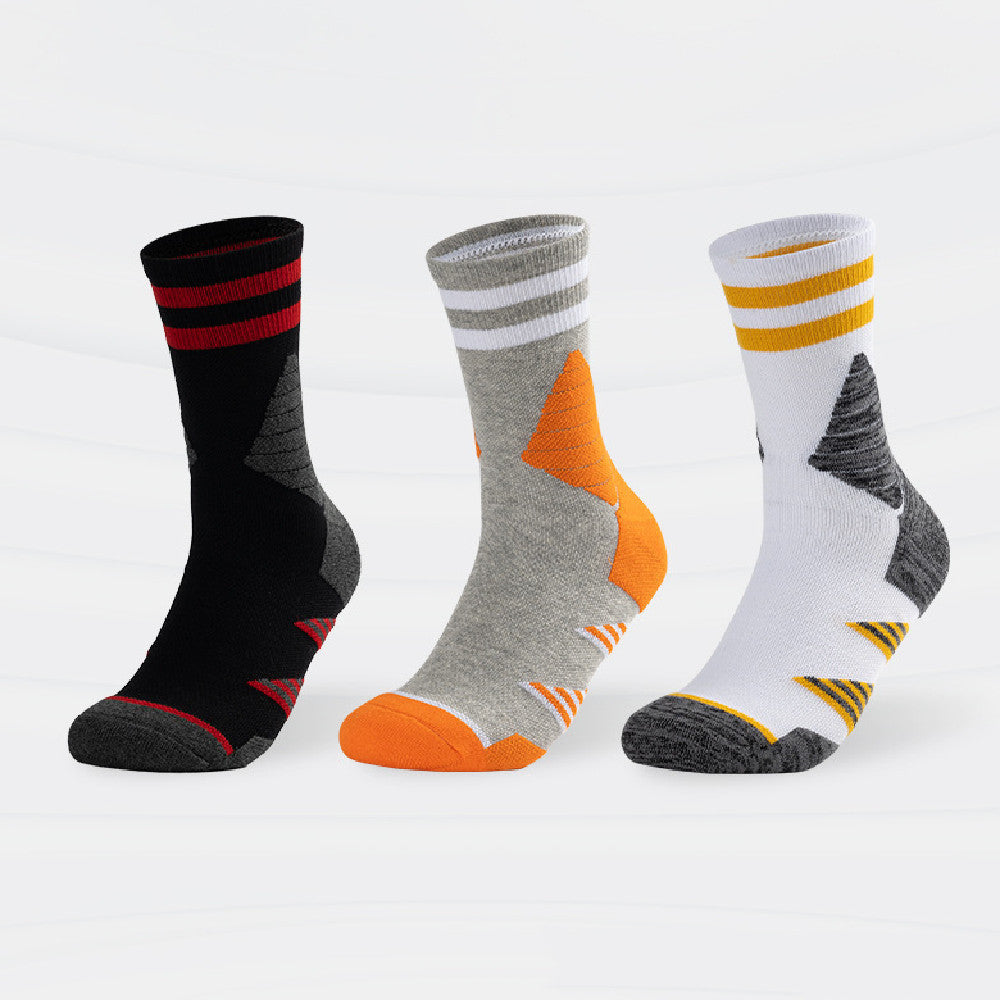 Chaussettes de sport mi-mollet tendance, respirantes et élégantes