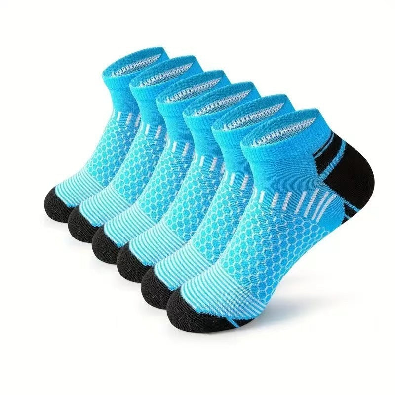 Chaussettes de course et de basketball pour homme, respirantes, absorbant la sueur