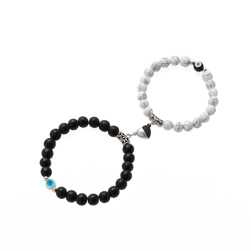 Bracelet Couple avec Design zil Protecteur - Style Mixte